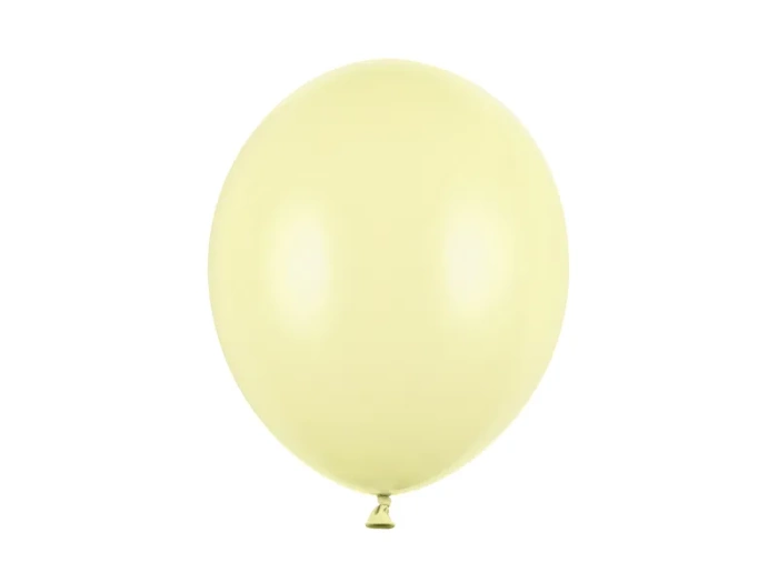 Balon Strong jednokolorowy 12 cali 100 szt. Pastel Light Yellow