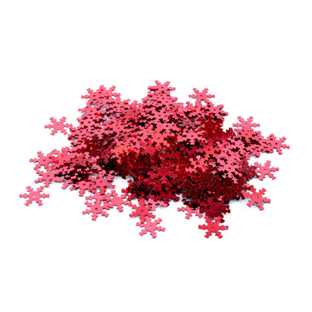 Konfetti metalizowane śnieżynki płatki śniegu 15g różne kolory