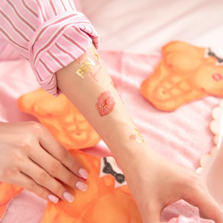 Tatuaże zmywalne Bride to be Wieczór Panieński 19 szt. zestaw