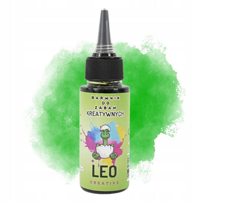 Barwnik w płynie ZIELONY - 50 ml - Leo Creative