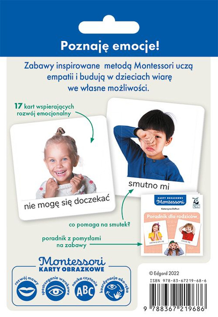 Montessori Emocje KARTY OBRAZKOWE 2-5