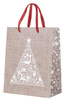 Torebka prezentowa świąteczna 18 x 23 cm Choinka