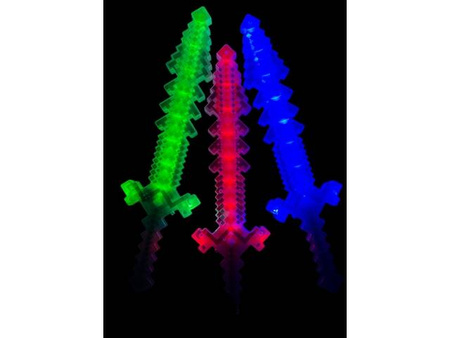 Miecz MINECRAFT Efekty świetlne i dźwiękowe 49 cm MIX