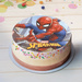 SPIDERMAN Jadalny dekoracyjny OPŁATEK NA TORT 20 cm