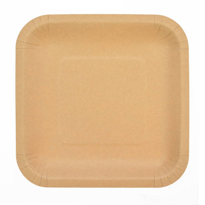 Talerzyki papierowe eco KRAFT 23 cm 6 szt.