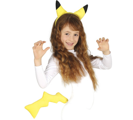 Zestaw Pokemon Pikachu opaska ogon