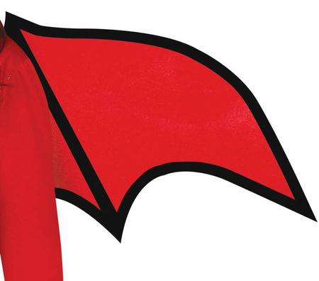 Strój dla dorosłych Diablica ze skrzydłami sukienka