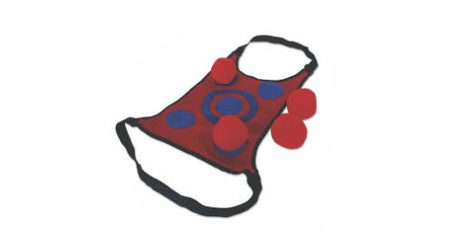 Gra zręcznościowa Rzut do celu Kamizelka z rzepami