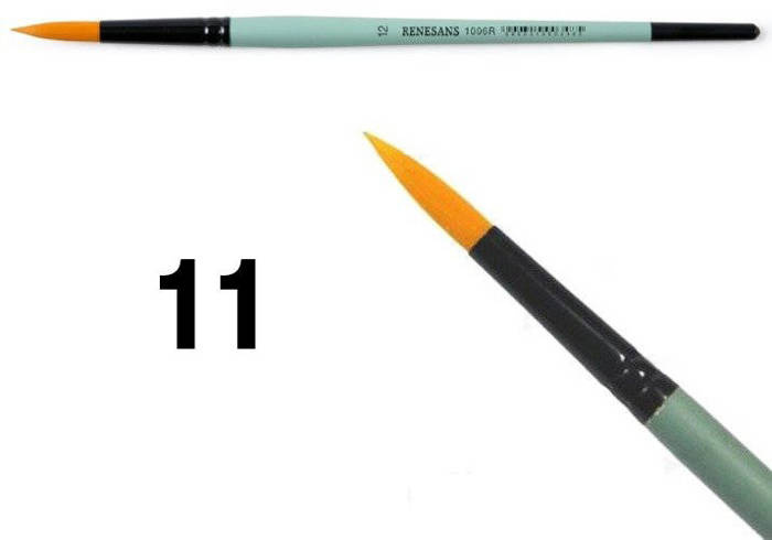 Renesans pędzel syntetyczny Okrągły 1006R rozm. 11
