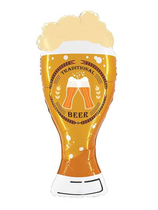 Piwo szklanka kufel balon foliowy 82 cm