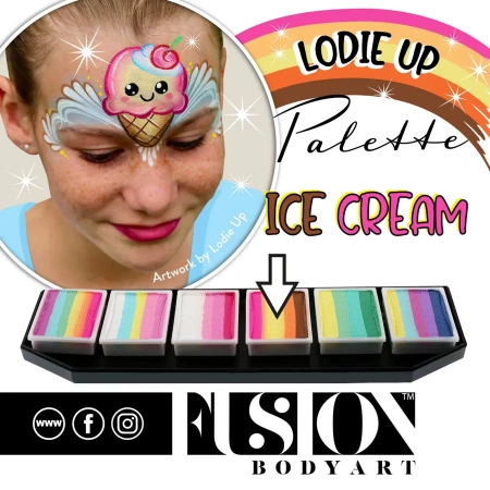 FUSION Body Art Split Cake farba do malowania twarzy i ciała 30 gram