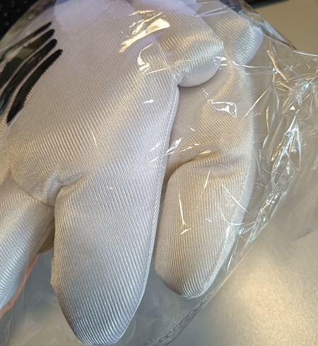 Rękawiczki Myszki Miki Białe - OUTLET - różnica kolorów