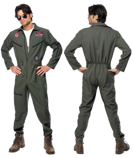 Pilot Strój dla dorosłych top gun