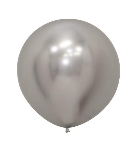 Balony Sempertex Chrome Shiny Reflex Silver 24" 3 szt.