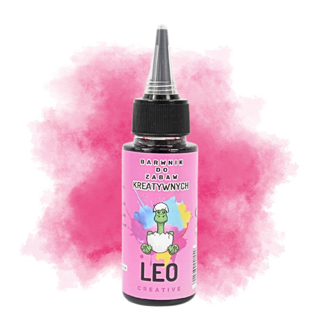 Barwnik w płynie RÓŻOWY- 50 ml - Leo Creative