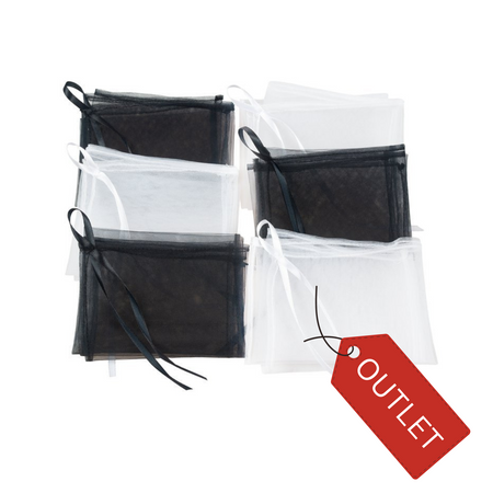 Chustki do tańca z pętelką na paluszek AKSON Zestaw 6 szt. 70x70 cm OUTLET - możliwe wady szycia