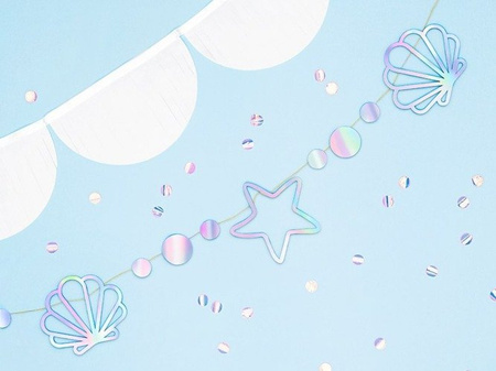 Girlanda Syrenka, opalizujący 165 cm