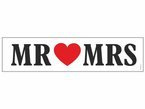 Tablica rejestracyjna Mr & Mrs