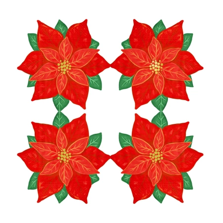 Serwetki papierowe świąteczne Gwiazda Betlejemska 10 szt.