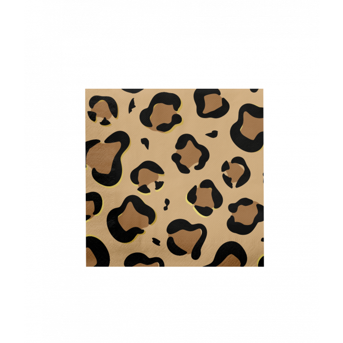 Serwetki papierowe Safari lampart cętki 32x32 cm 16 szt.