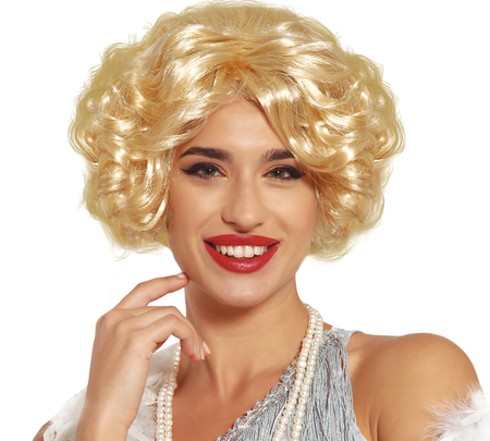 Peruka krótka BLOND a'la Marilyn Monroe