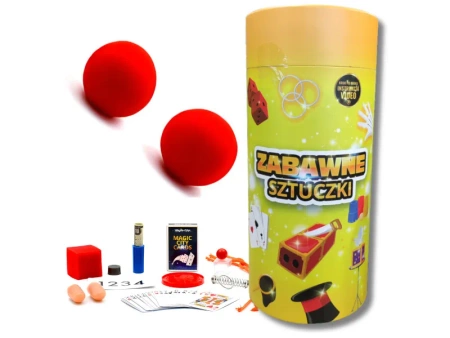 Zabawne sztuczki Fun Magic 99 sztuczek Żółta Tuba