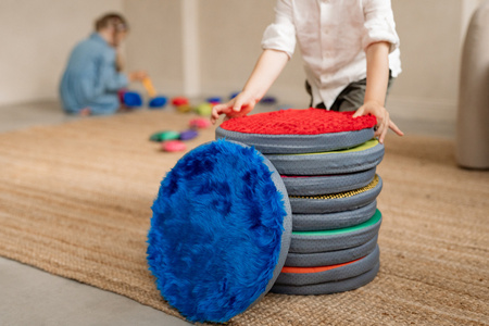 Poduszka Sensoryczna ekoskóra zielona 1 szt.