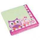 Serwetki Sówki 33 x 33 cm 20szt