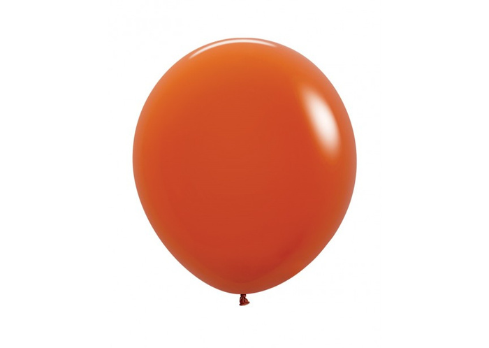 Balon lateksowy 18 cali Sempertex Solid 1 szt. Sunset Orange