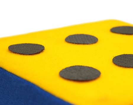 Kostka edukacyjna na rzepy 20 cm