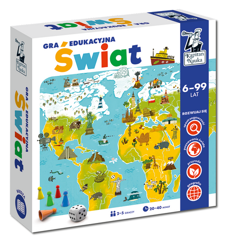 ŚWIAT GRA EDUKACYJNA KAPITAN NAUKA