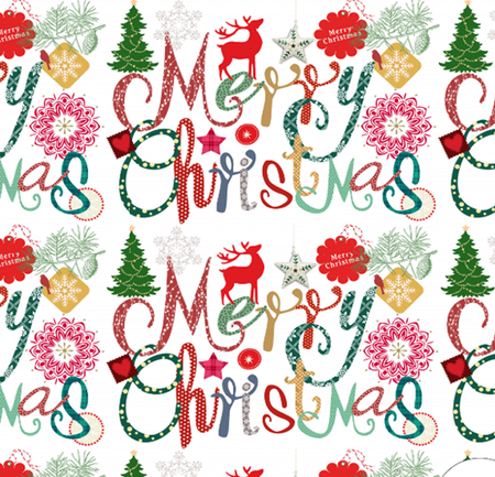 Papier ozdobny do pakowania prezentów Świąteczny Boże Narodzenie mix 200x70 cm (dziecięce)