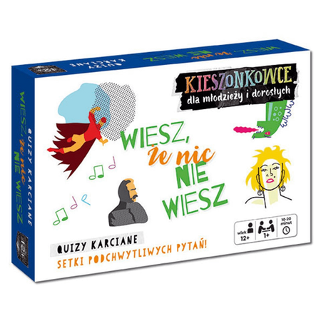 KIESZONKOWCE QUIZOWE WIESZ, ŻE NIC NIE WIESZ (12+) GRA ZAGADKI