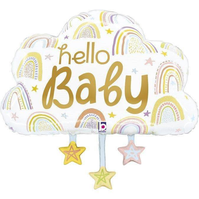 Balon foliowy chmurka Hello Baby 28 cali