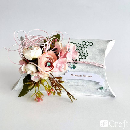 Sznurek papierowy skręcany RÓŻOWY 50 M