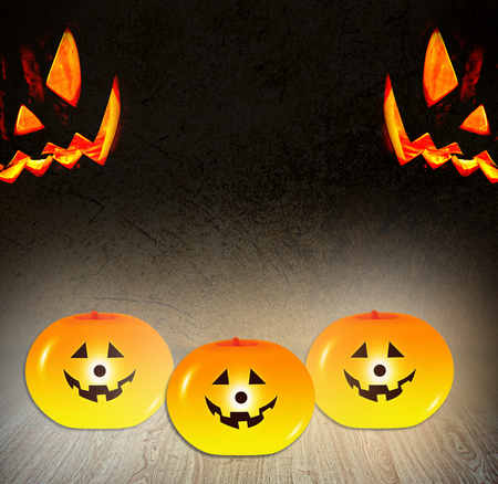 Balon Lampion świecąca Dynia Halloween 1 szt.