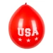 Balony gumowe USA zestaw 6 szt. mix 25 cm