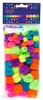 Pompony akrylowe MIX NEON 78 szt