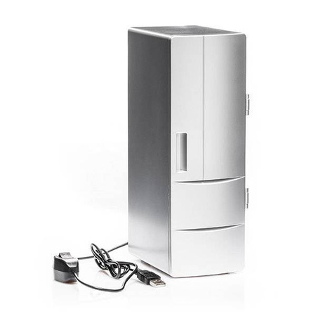 Lodówka USB srebrna max