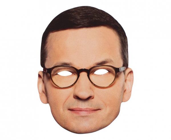 Maska papierowa Znana Twarz - Mateusz Morawiecki