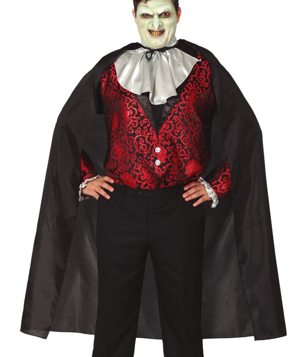 Peleryna Wampira czarna długa 130 cm