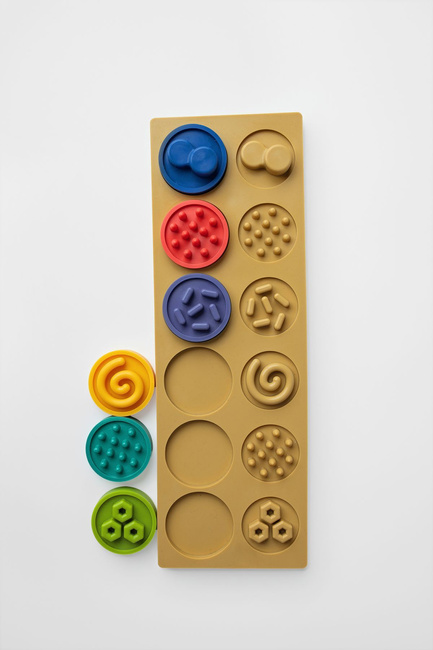 Puzzle sensoryczne kółeczka XXL