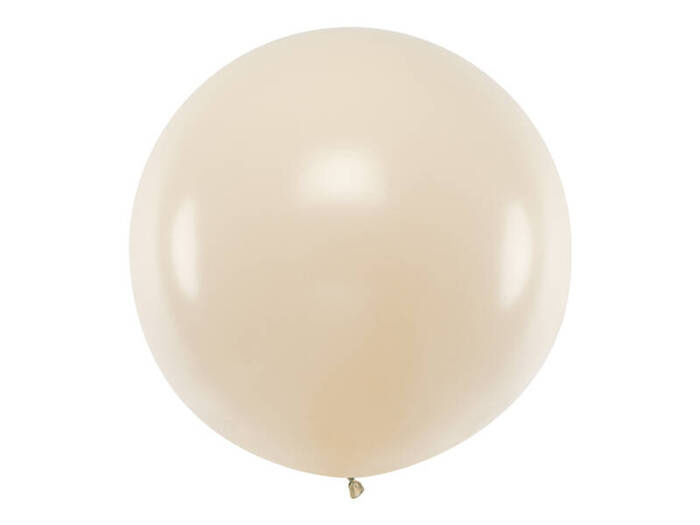 Balon okrągły kula średnica 1m metrowy Pastel Nude