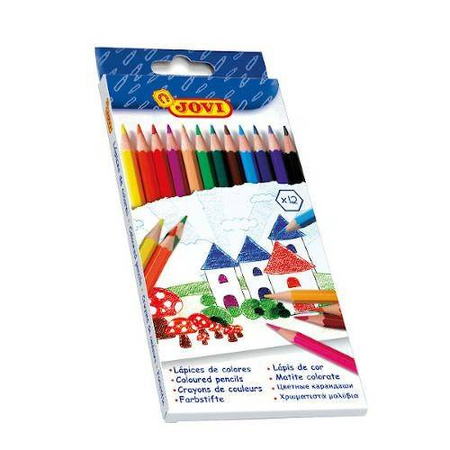 Kredki ołówkowe 12 kolorów JOVI