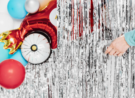 Auto czerwone balon foliowy 111x63 cm