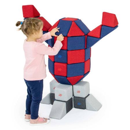 KLOCKI MAGNETYCZNE JollyHeap 50 szt .- medium (kolory do wyboru)