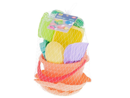 Akcesoria do piasku wiaderko foremki 14 elem.