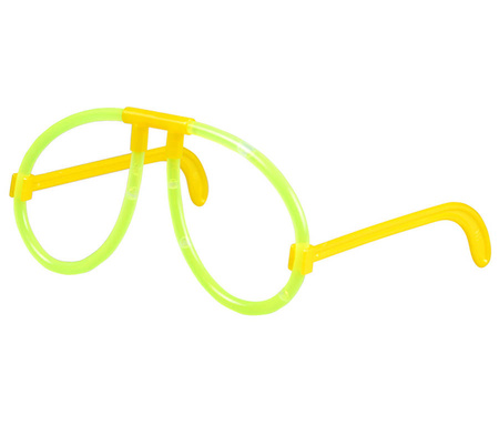 Okulary okrągłe GLOW świecące w ciemności