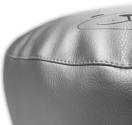 Dream Pouf pufa poduszka srebrna ekoskóra 1 szt.