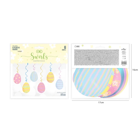 Świderki Jajka Pisanki Wielkanoc 6 szt.